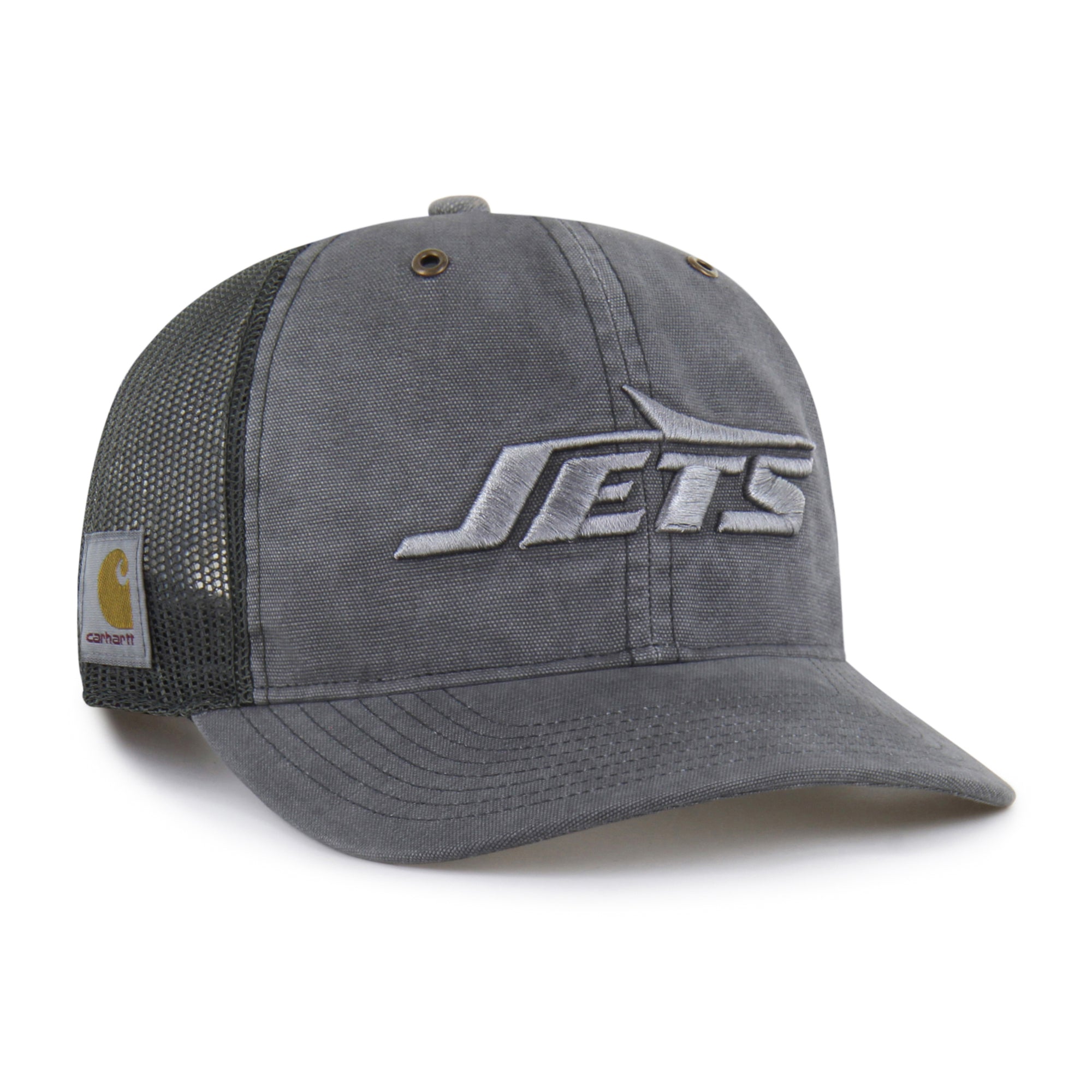 NEW YORK JETS CARHARTT DYED '47 TRUCKER RF RELAXED FIT