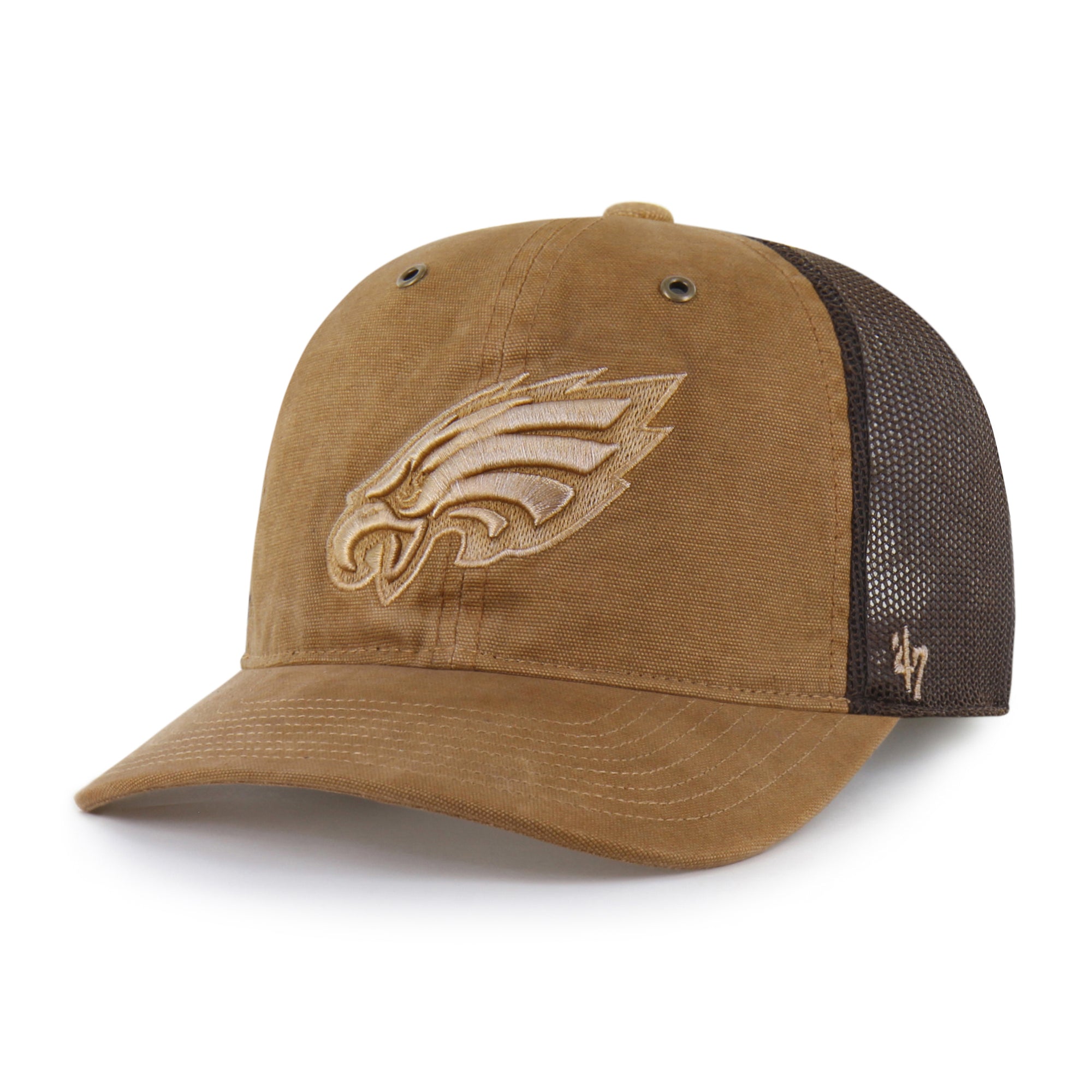 PHILADELPHIA EAGLES CARHARTT DYED '47 TRUCKER RF RELAXED FIT