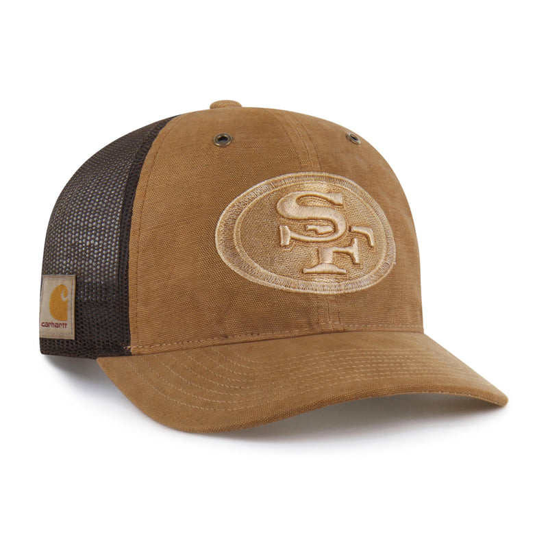 SAN FRANCISCO 49ERS CARHARTT DYED '47 TRUCKER RF RELAXED FIT