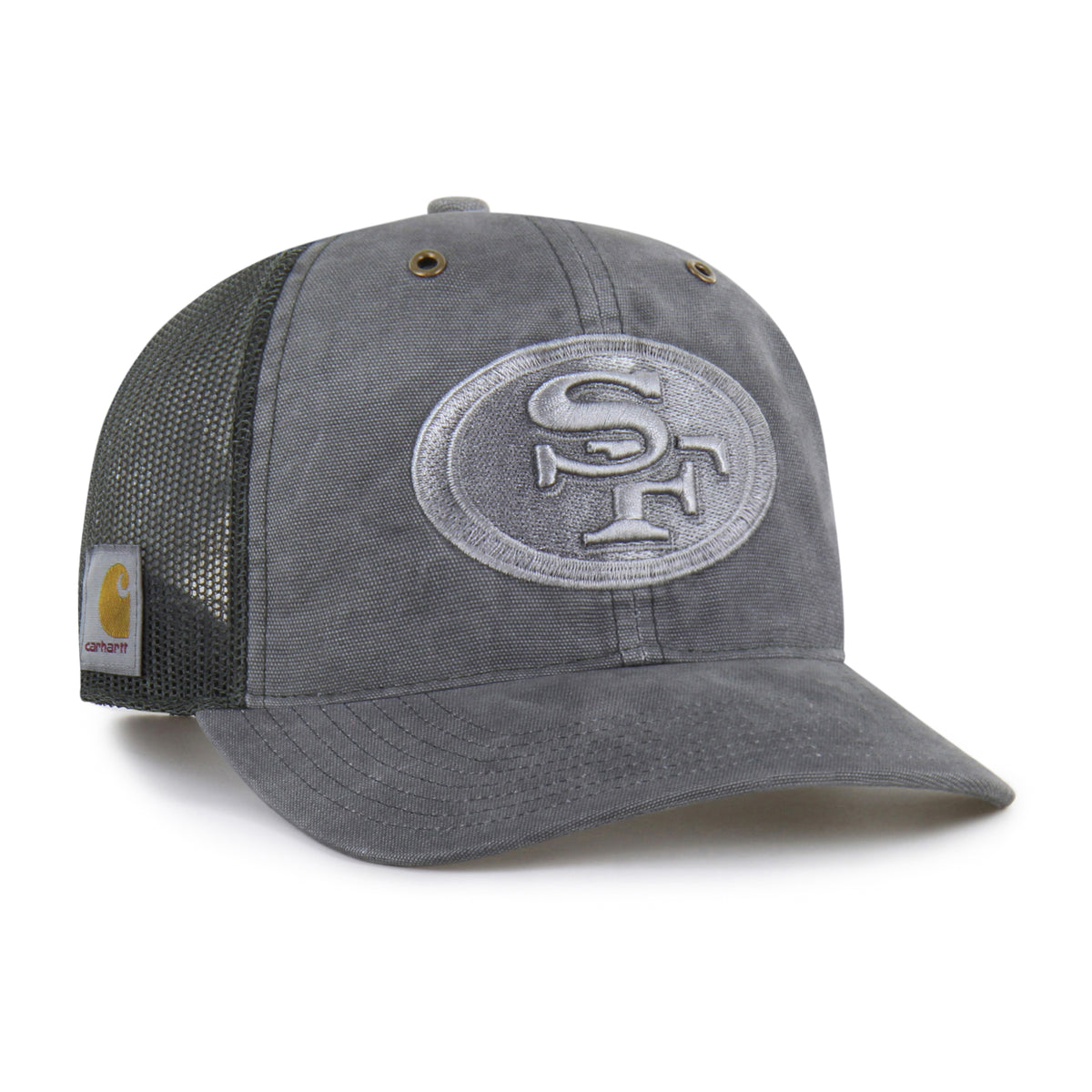SAN FRANCISCO 49ERS CARHARTT DYED '47 TRUCKER RF RELAXED FIT