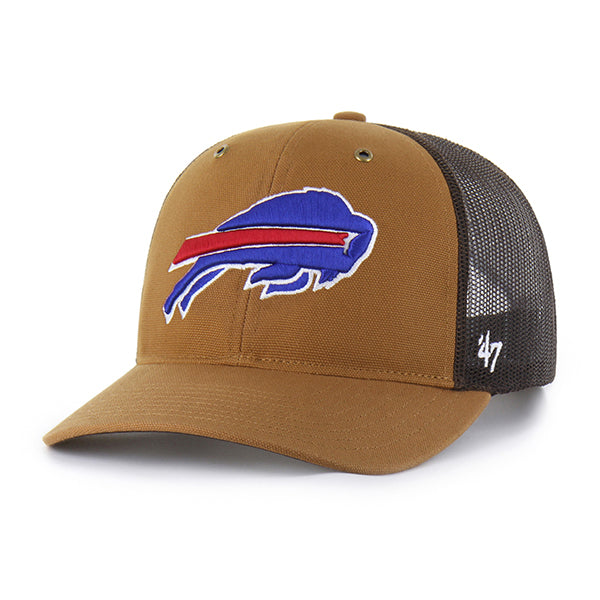 BUFFALO BILLS CARHARTT '47 TRUCKER RF RELAXED FIT - Brown
