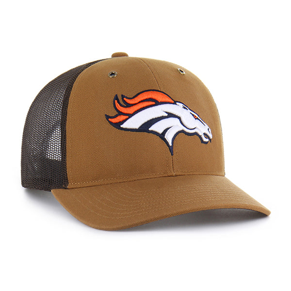 DENVER BRONCOS CARHARTT '47 TRUCKER RF RELAXED FIT - Brown