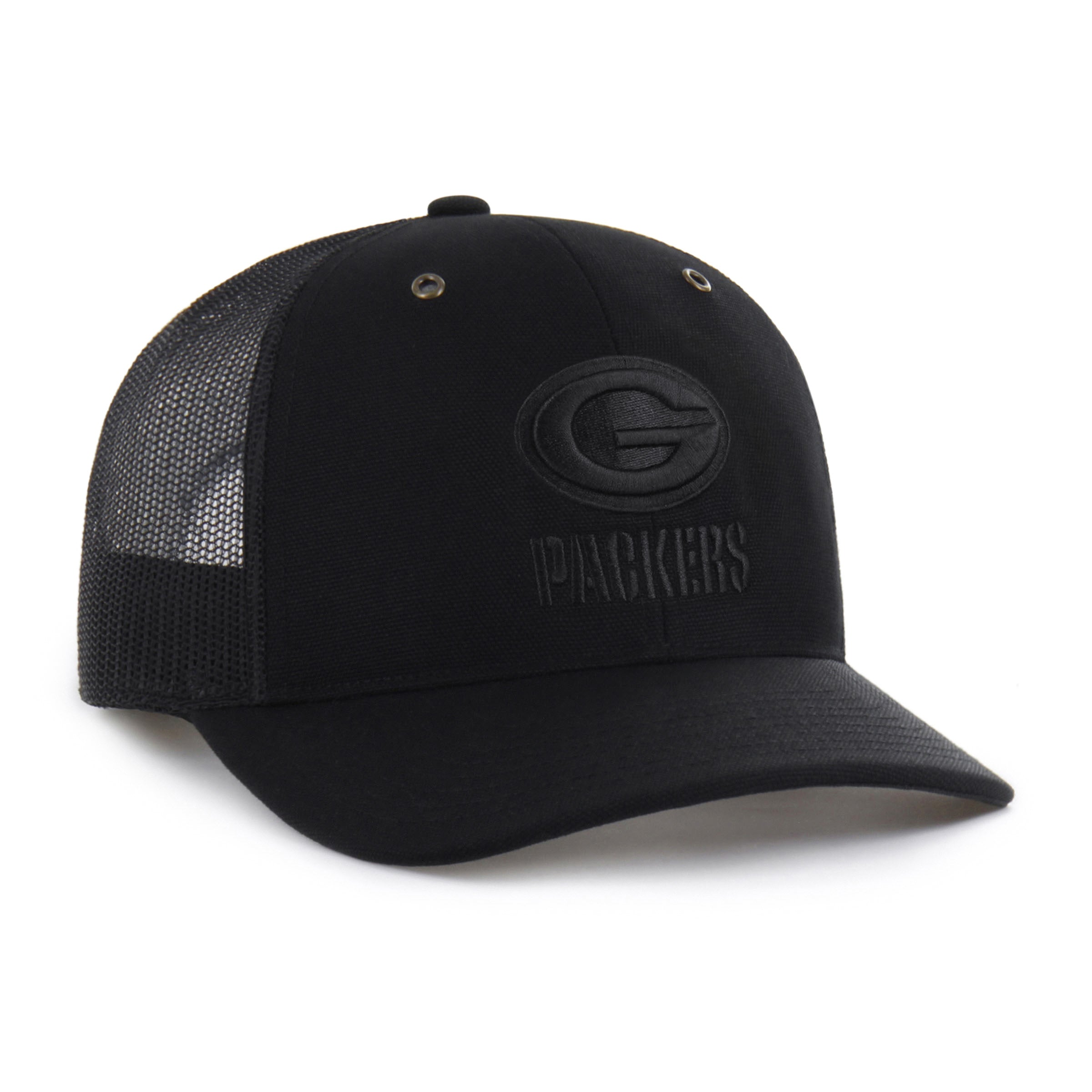 GREEN BAY PACKERS CARHARTT '47 TRUCKER RF RELAXED FIT - Black