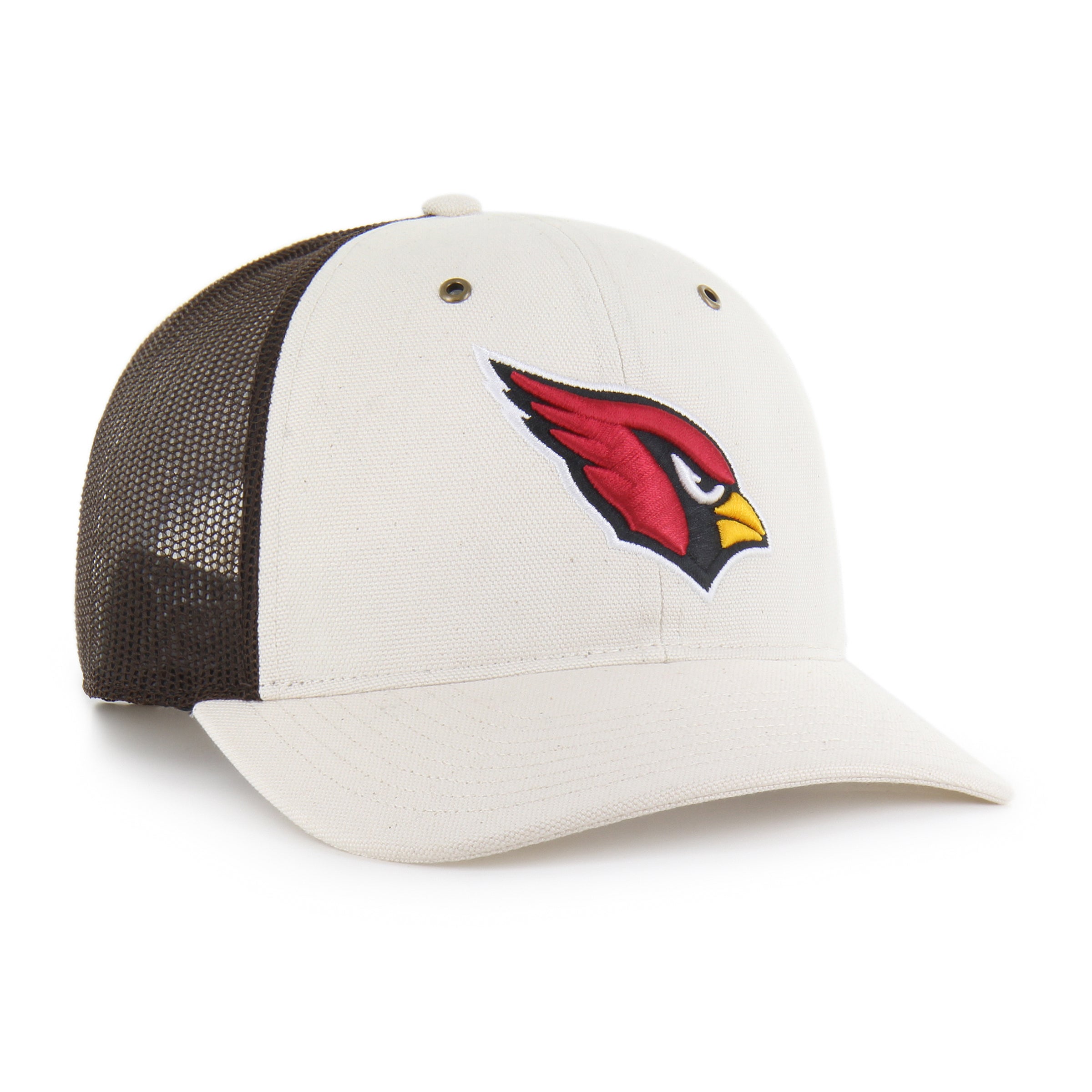 Arizona Cardinals Carhartt Undyed '47 Trucker RF Relaxed Fit - Natural
