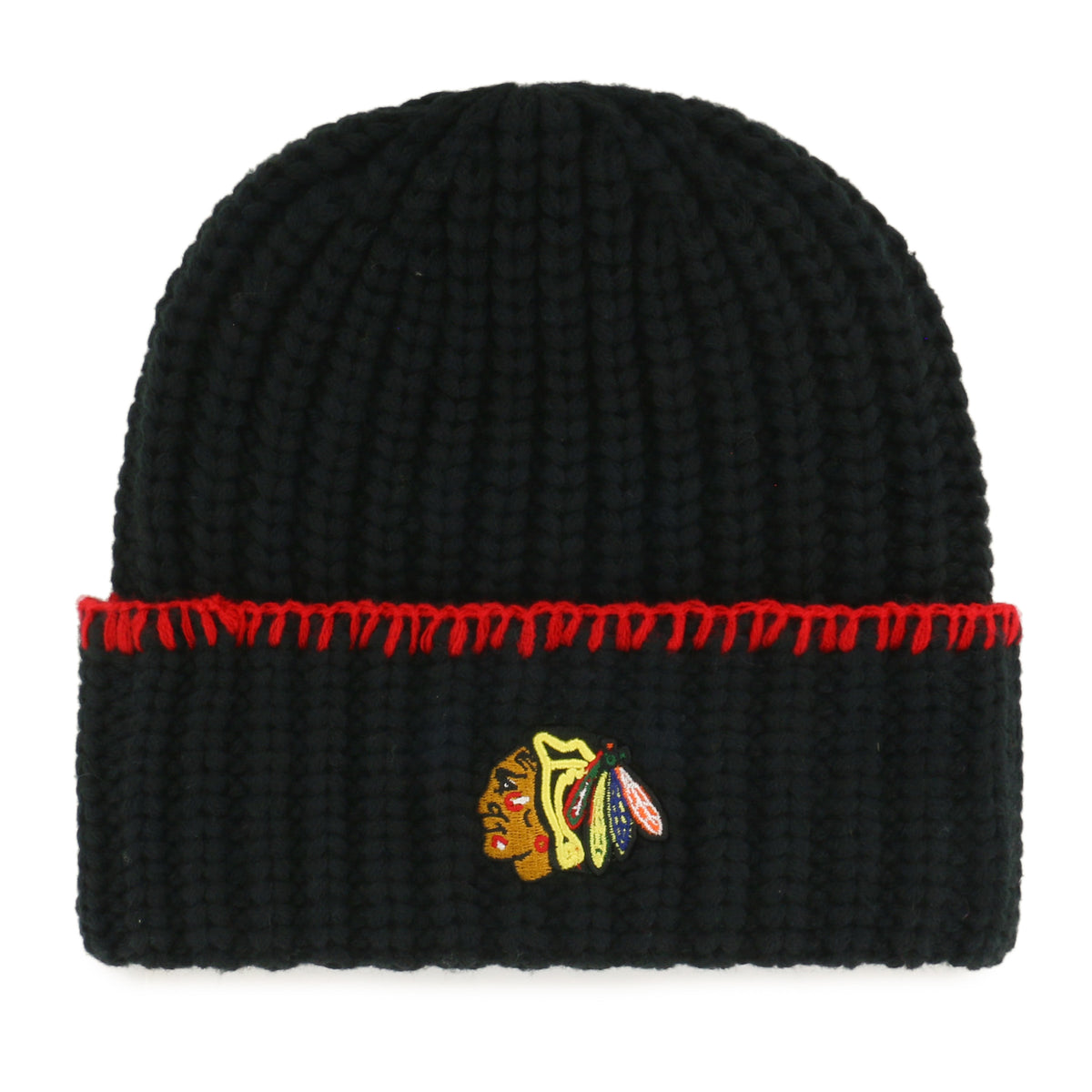 CHICAGO BLACKHAWKS BLANKET STITCH '47 CUFF KNIT