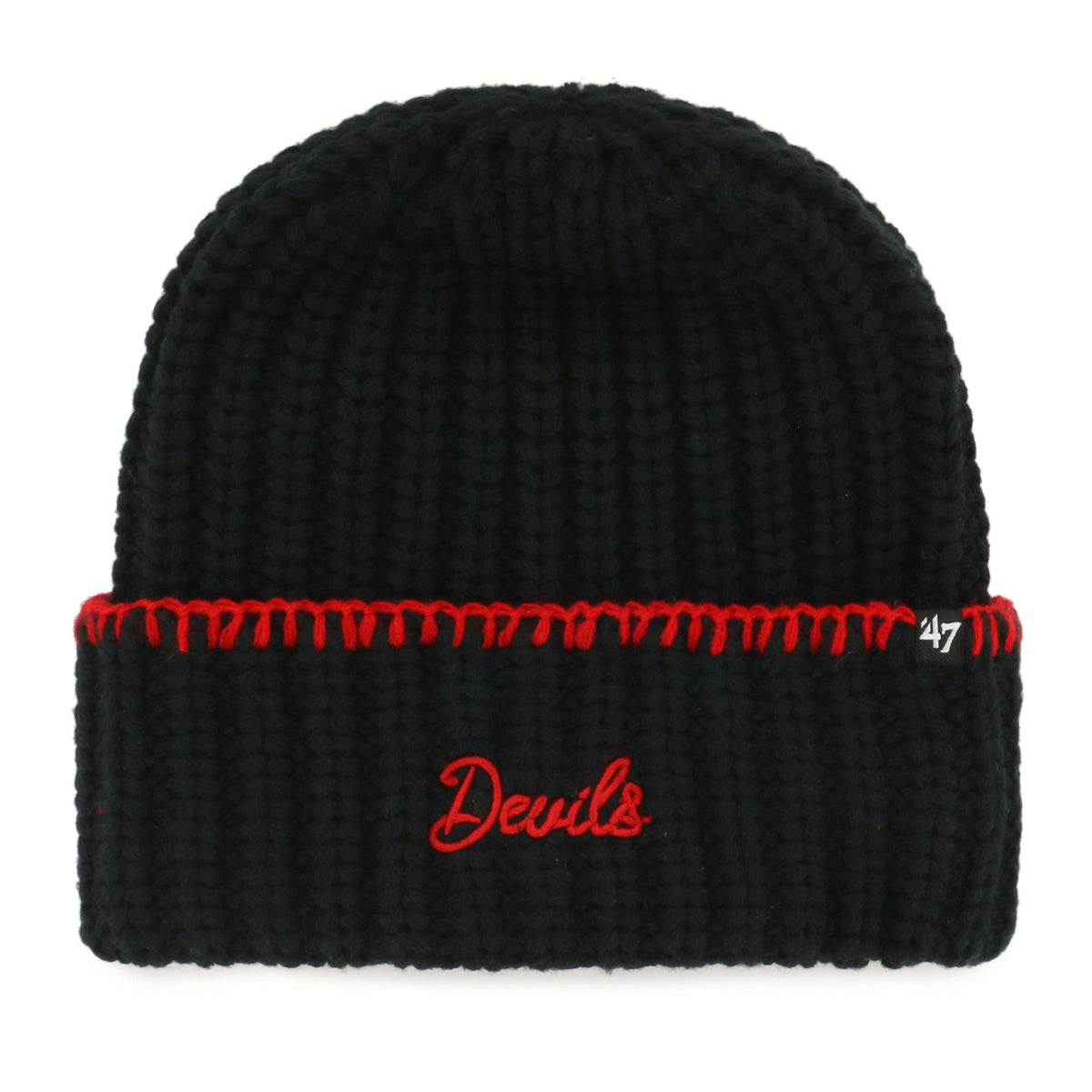 NEW JERSEY DEVILS BLANKET STITCH '47 CUFF KNIT