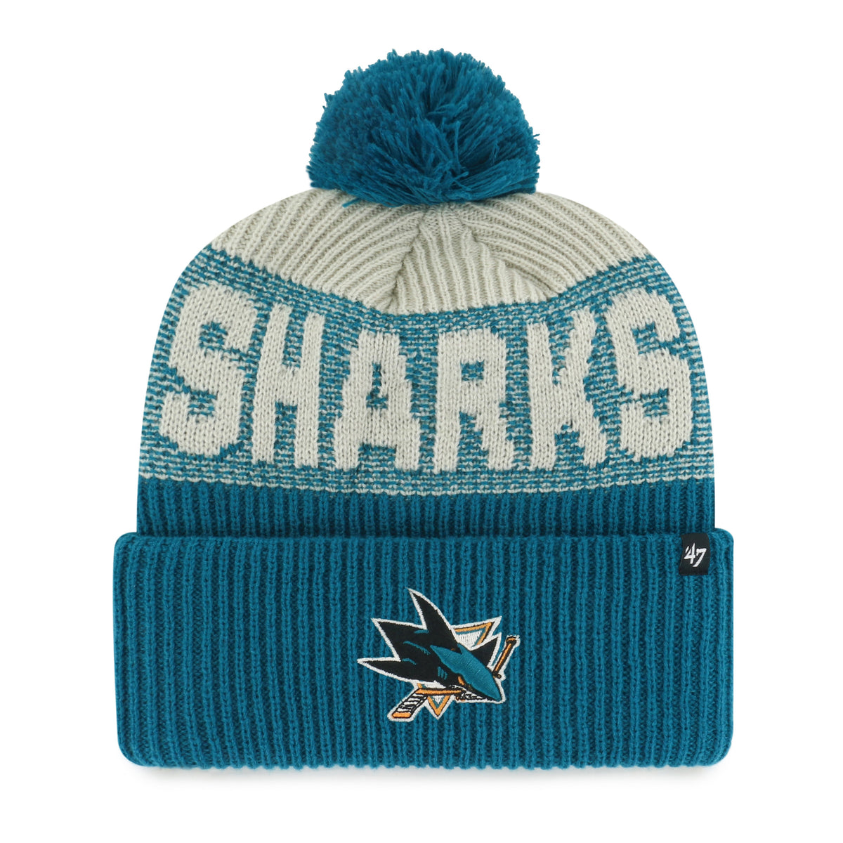 SAN JOSE SHARKS BONE CHILL '47 CUFF KNIT
