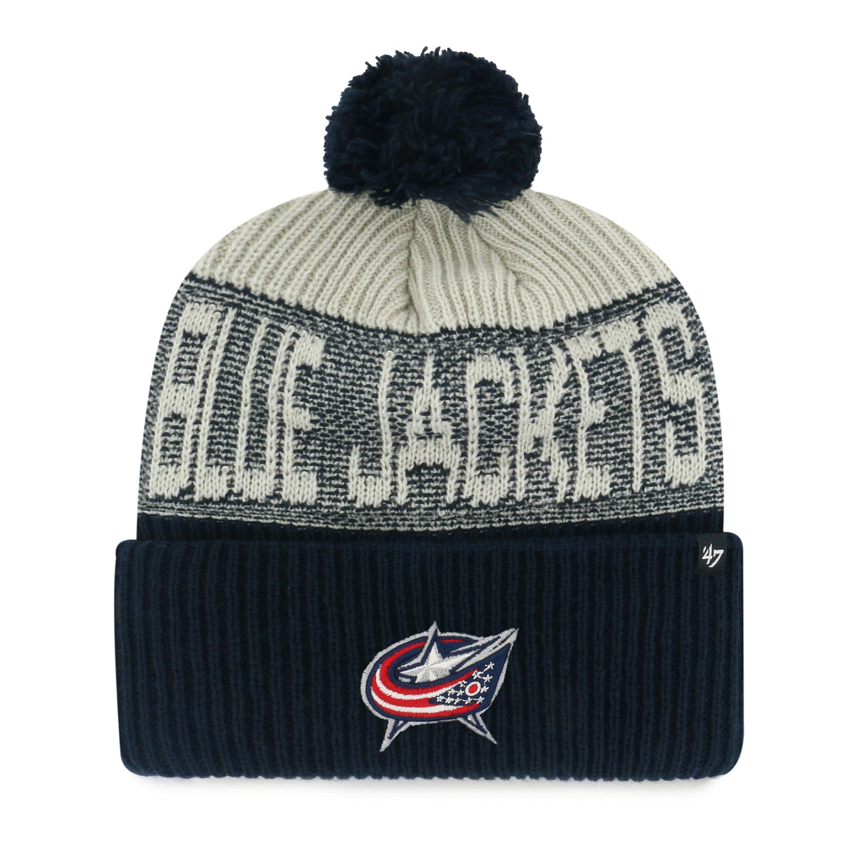 COLUMBUS BLUE JACKETS BONE CHILL '47 CUFF KNIT