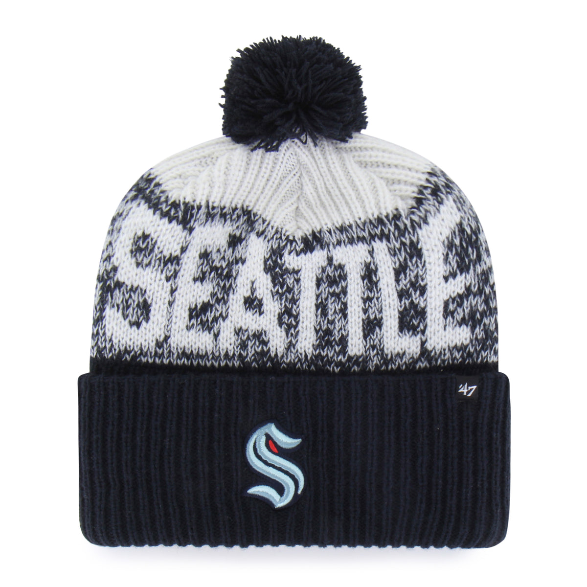 SEATTLE KRAKEN BONE CHILL '47 CUFF KNIT