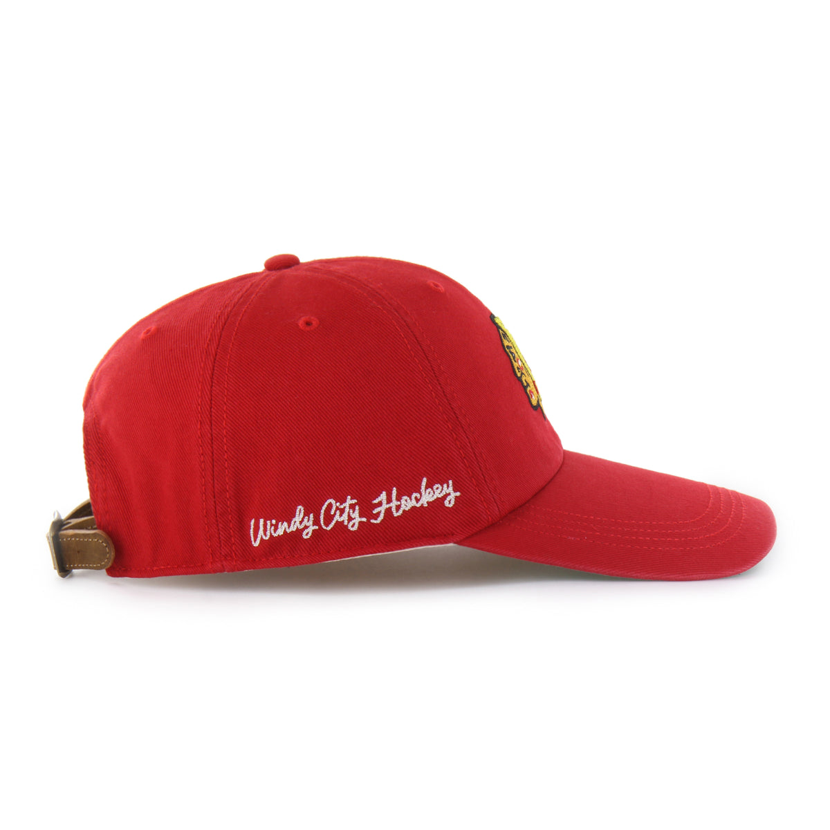 CHICAGO BLACKHAWKS CHAIN SIDE STITCH '47 CLEAN UP LONG VISOR