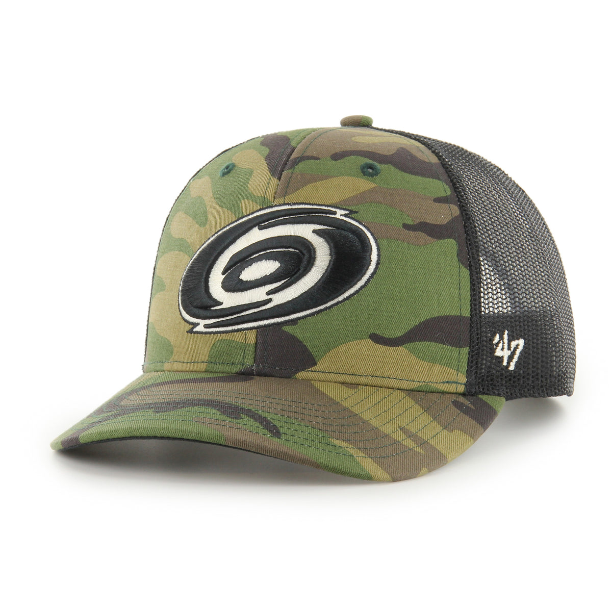 CAROLINA HURRICANES CAMO '47 TRUCKER