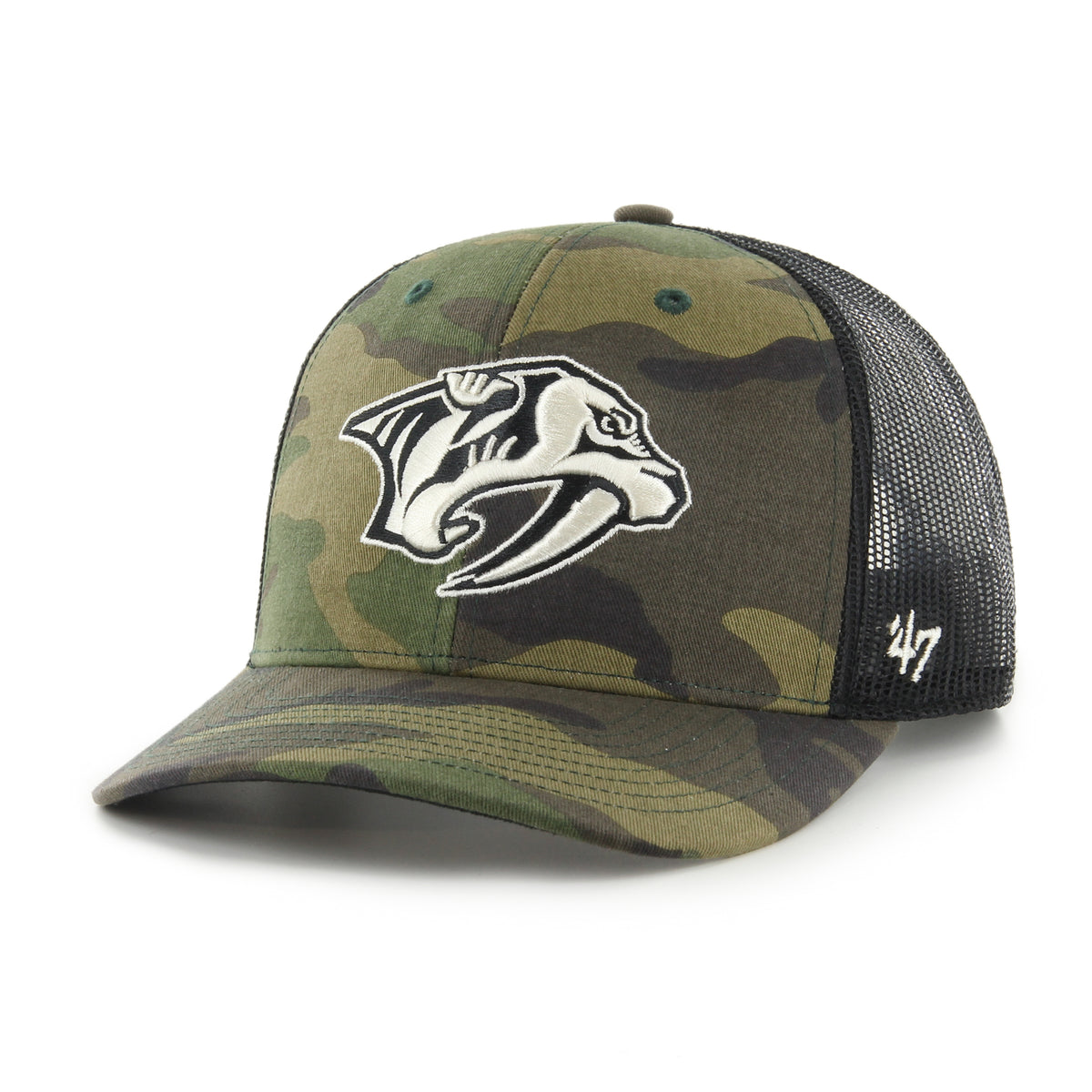 NASHVILLE PREDATORS CAMO '47 TRUCKER