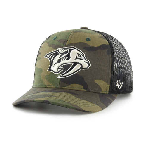 NASHVILLE PREDATORS CAMO '47 TRUCKER