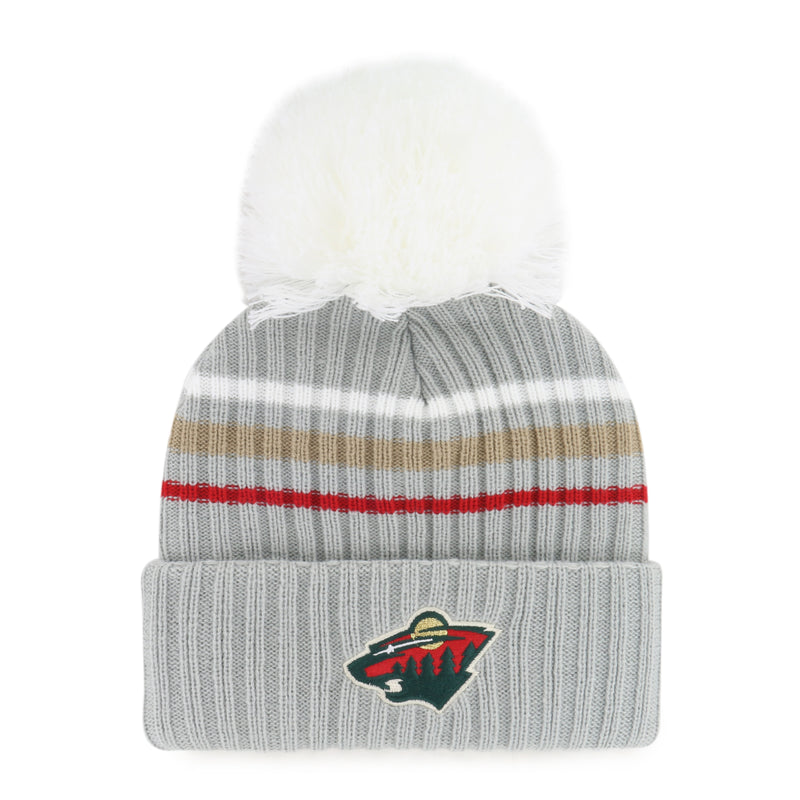 MINNESOTA WILD FUZZY SCRIPT 47 CUFF KNIT