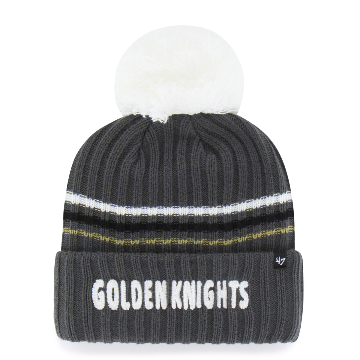 VEGAS GOLDEN KNIGHTS FUZZY SCRIPT '47 CUFF KNIT