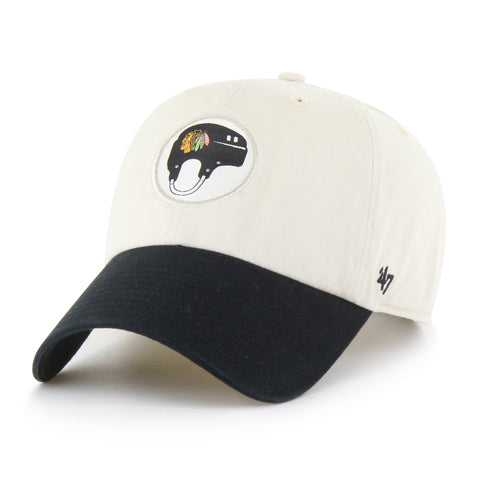 CHICAGO BLACKHAWKS HARD HAT TWO TONE '47 CLEAN UP