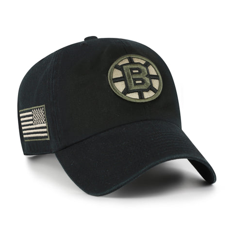 BOSTON BRUINS KHAKI ACCENTS '47 CLEAN UP