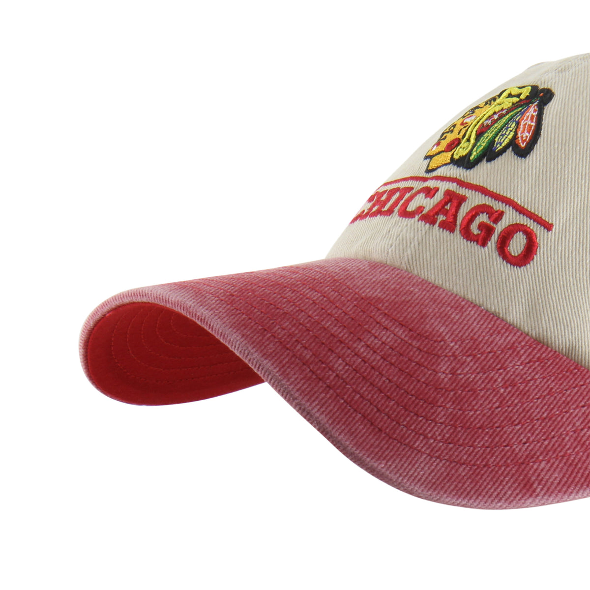 CHICAGO BLACKHAWKS LOGO LINE TWO TONE '47 CLEAN UP