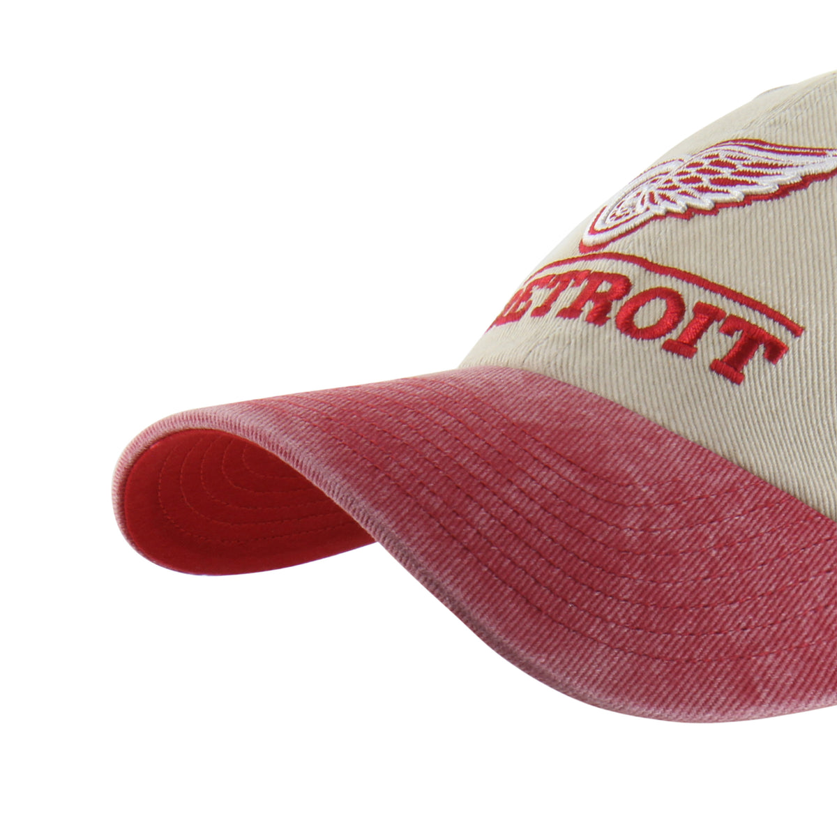 DETROIT RED WINGS LOGO LINE TWO TONE '47 CLEAN UP