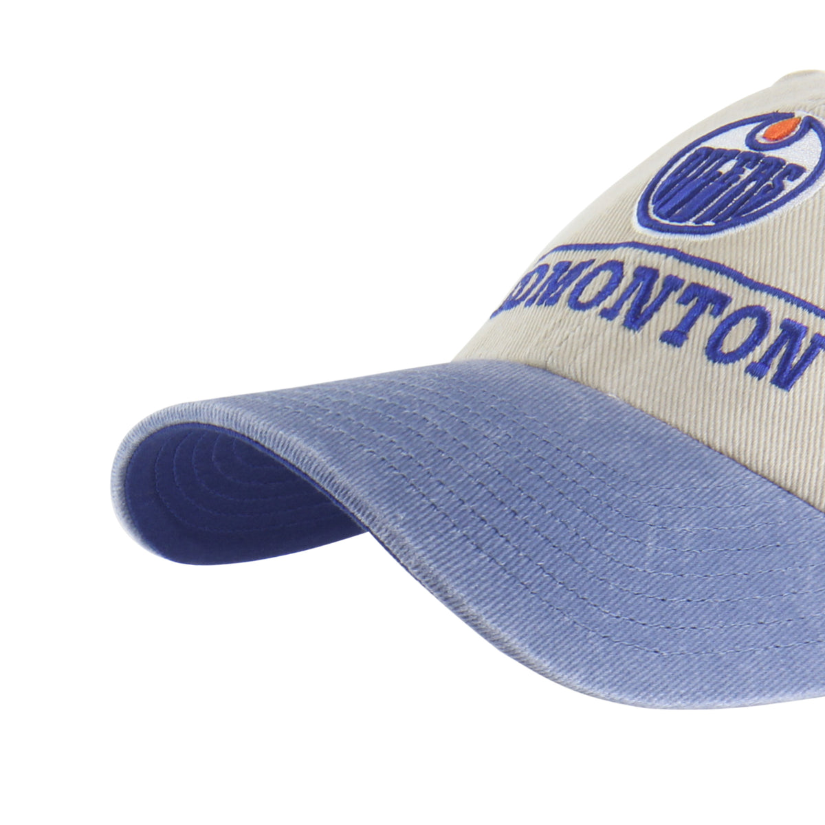 EDMONTON OILERS LOGO LINE TWO TONE '47 CLEAN UP