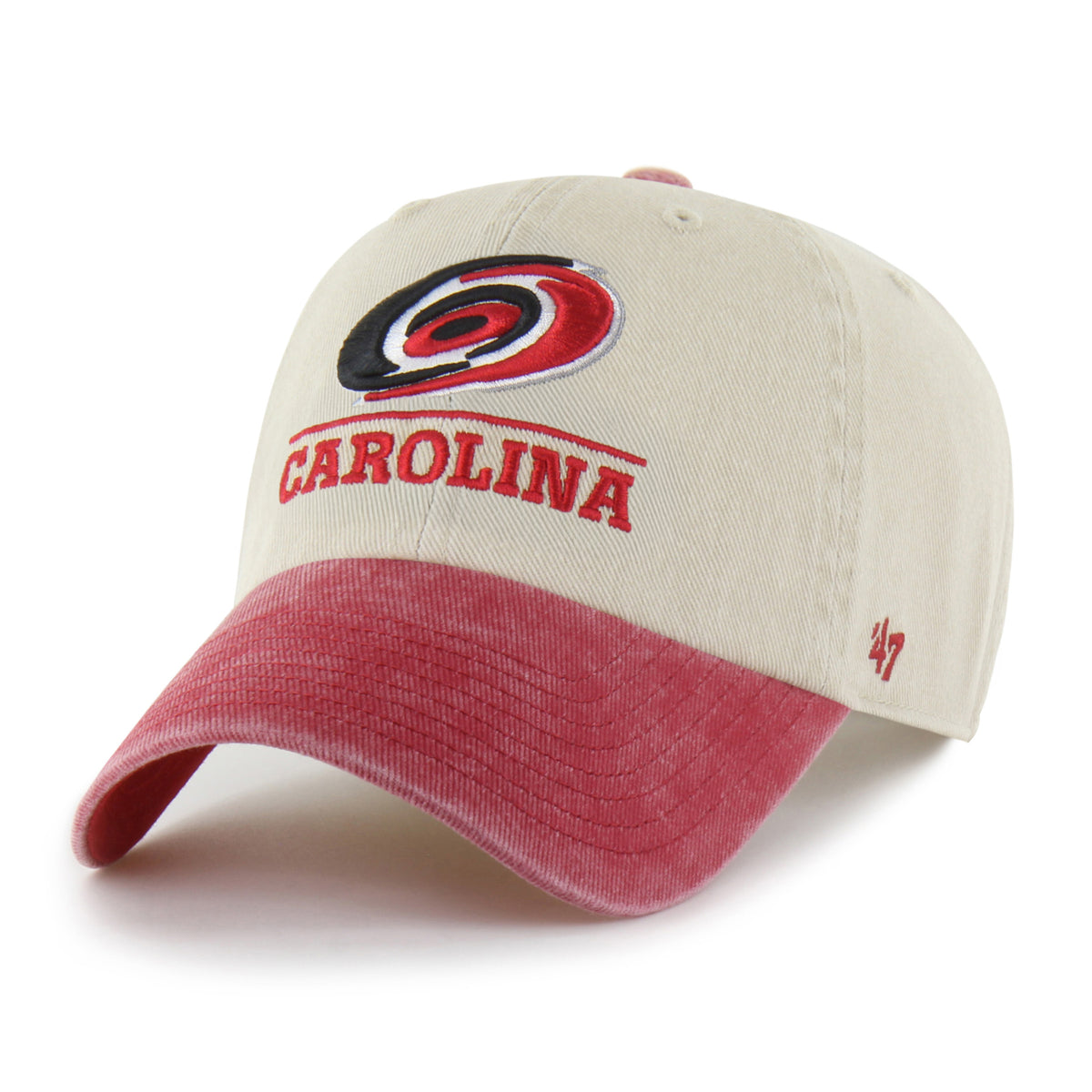 CAROLINA HURRICANES LOGO LINE TWO TONE '47 CLEAN UP