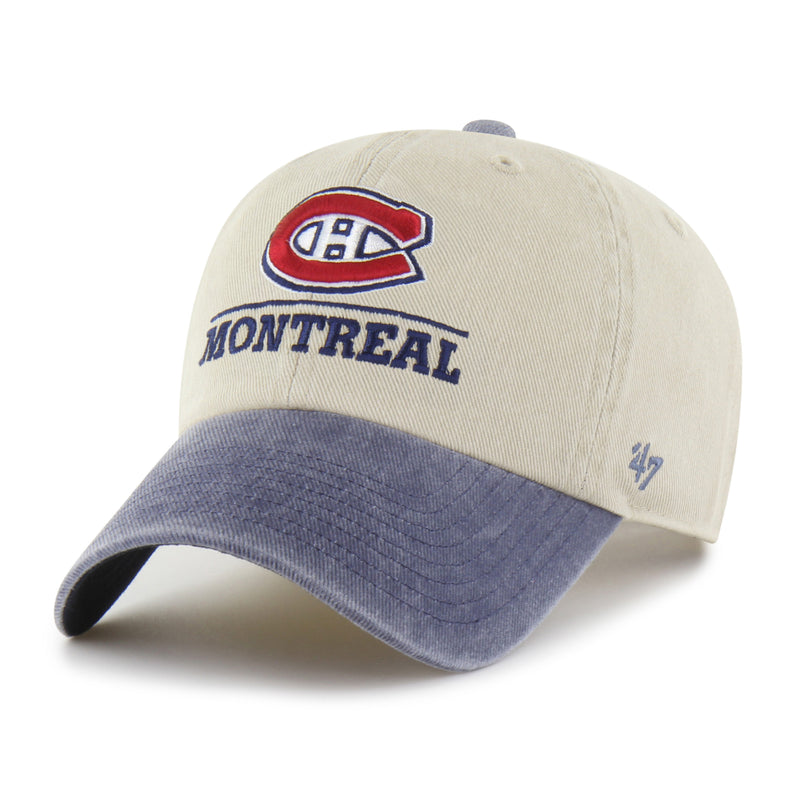 MONTREAL CANADIENS LOGO LINE TWO TONE '47 CLEAN UP