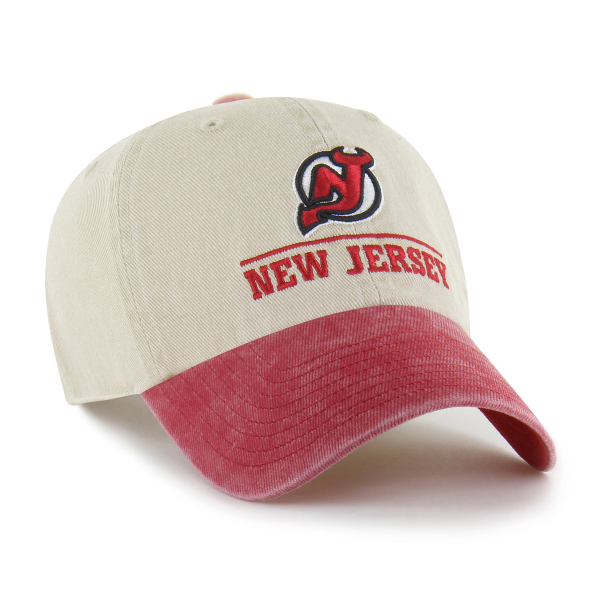 NEW JERSEY DEVILS LOGO LINE TWO TONE '47 CLEAN UP