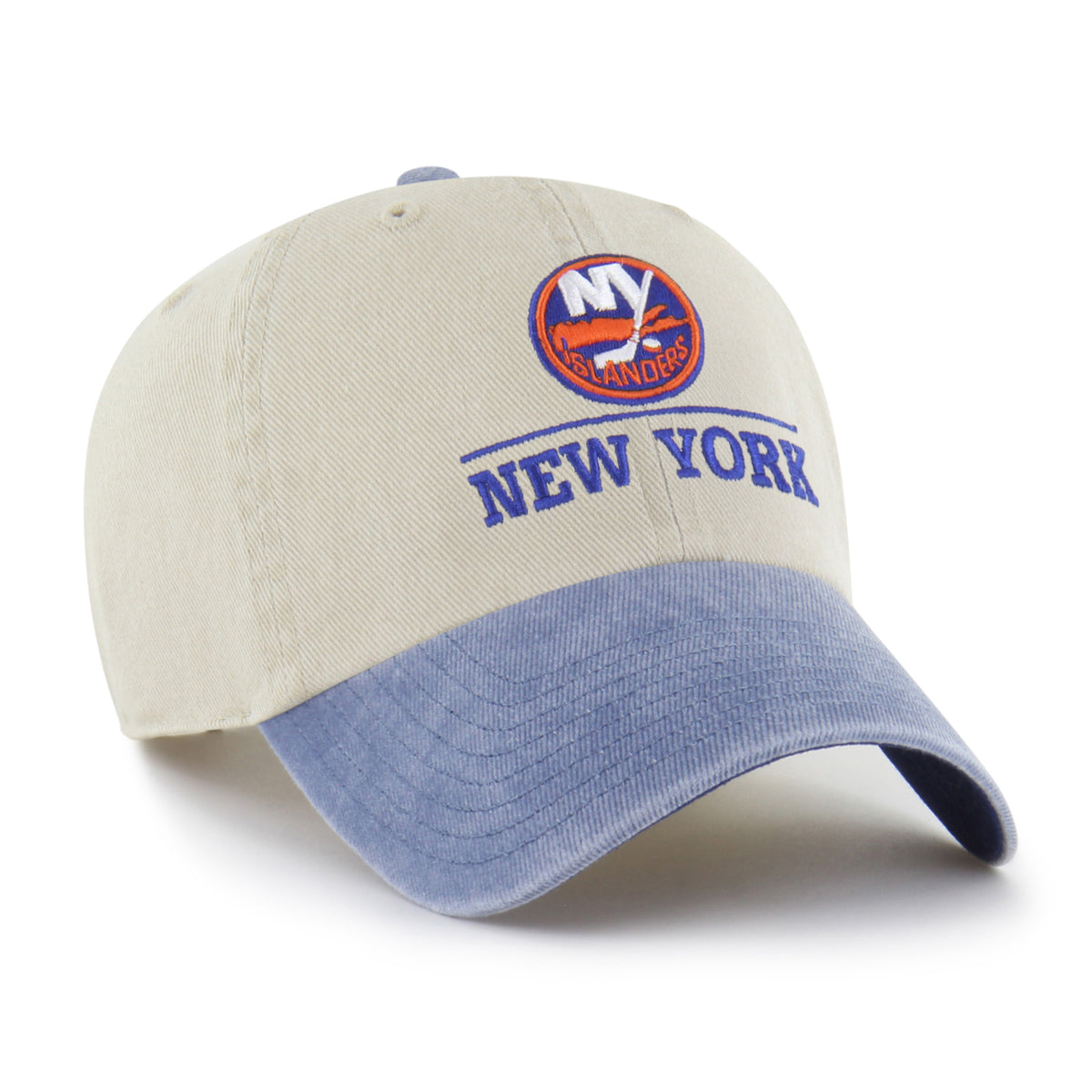 NEW YORK ISLANDERS LOGO LINE TWO TONE '47 CLEAN UP