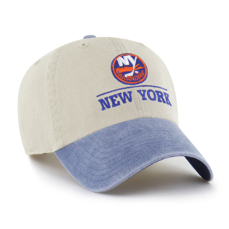NEW YORK ISLANDERS LOGO LINE TWO TONE '47 CLEAN UP