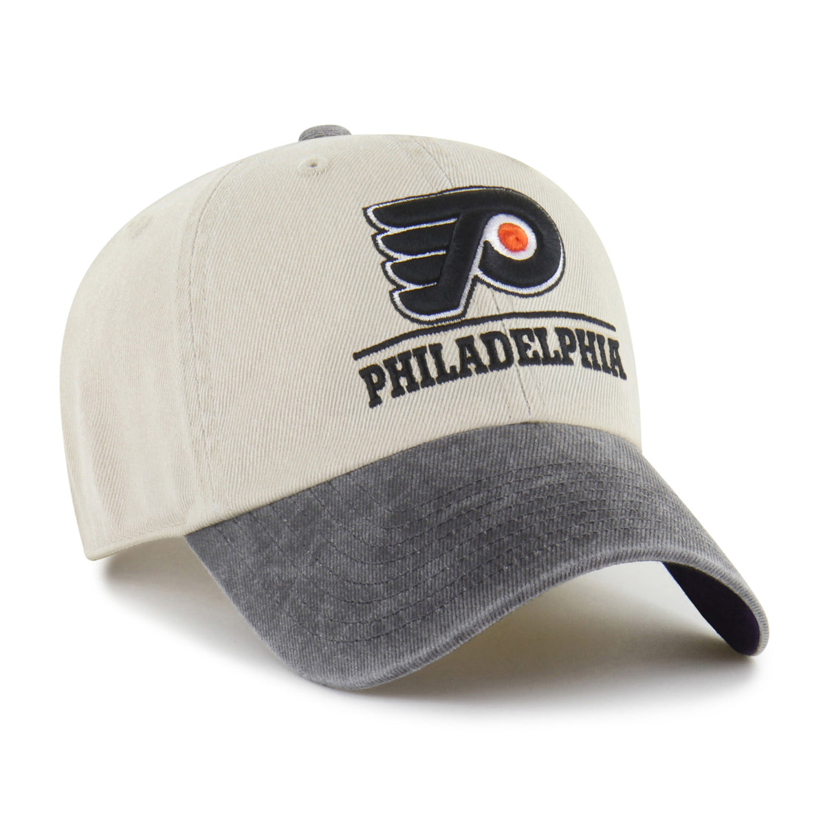 PHILADELPHIA FLYERS LOGO LINE TWO TONE '47 CLEAN UP