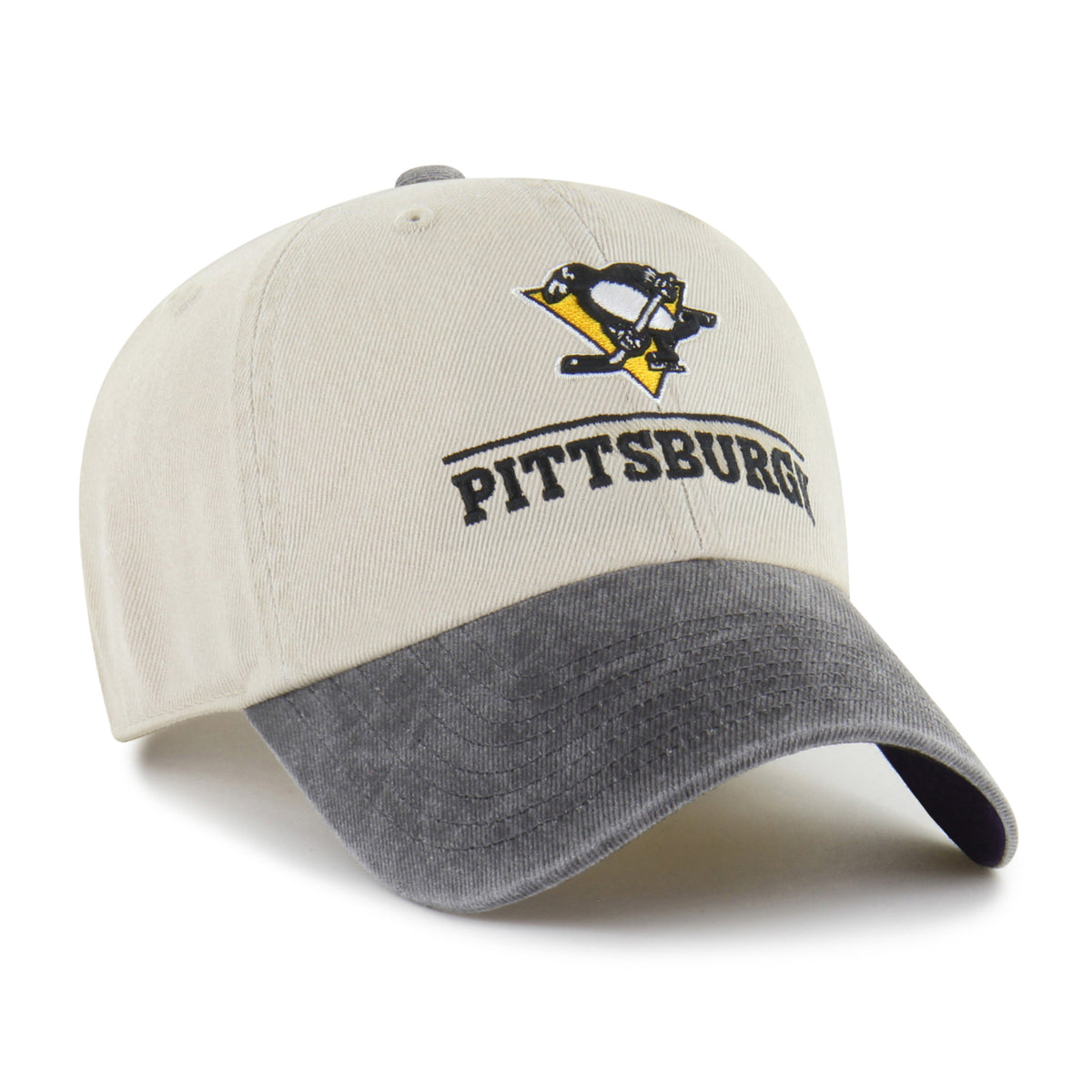 PITTSBURGH PENGUINS LOGO LINE TWO TONE '47 CLEAN UP