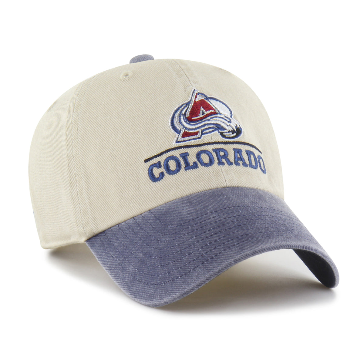 COLORADO AVALANCHE LOGO LINE TWO TONE '47 CLEAN UP