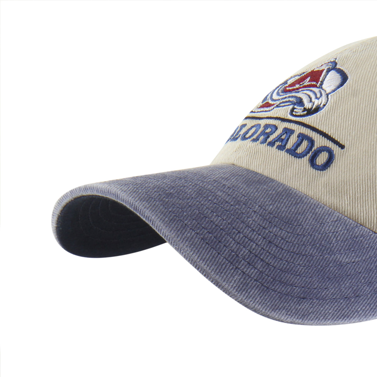 COLORADO AVALANCHE LOGO LINE TWO TONE '47 CLEAN UP