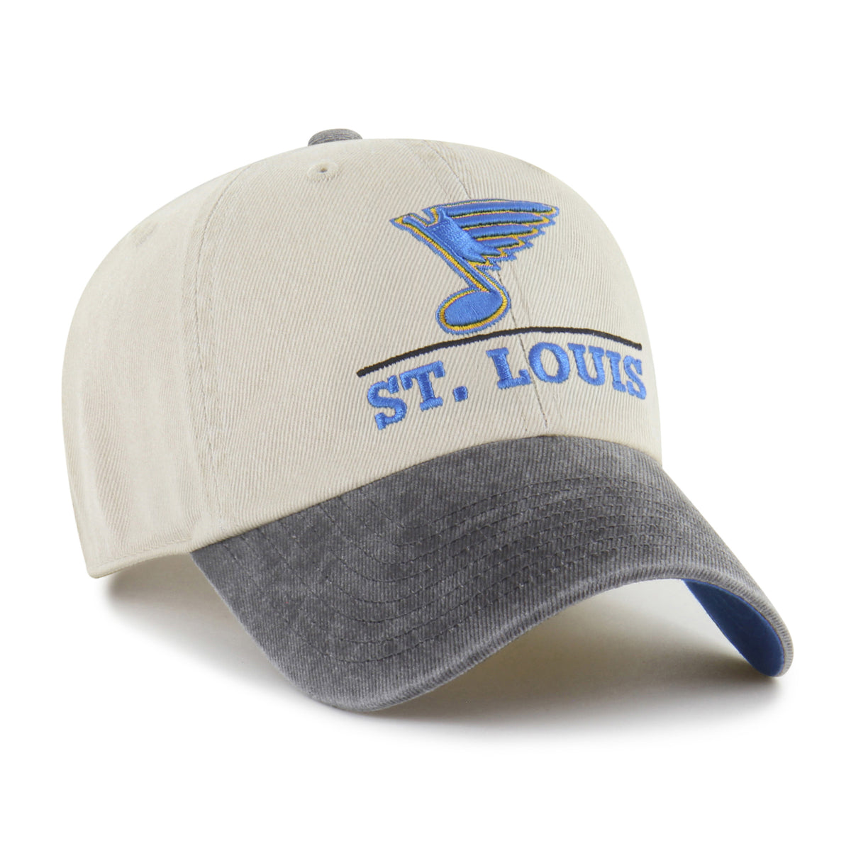 ST LOUIS BLUES LOGO LINE TWO TONE '47 CLEAN UP
