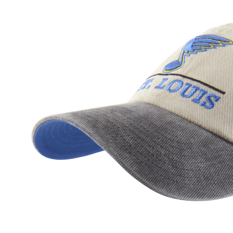 ST LOUIS BLUES LOGO LINE TWO TONE '47 CLEAN UP