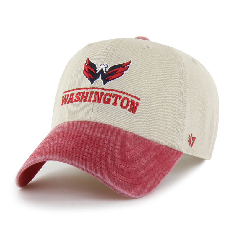 WASHINGTON CAPITALS LOGO LINE TWO TONE '47 CLEAN UP