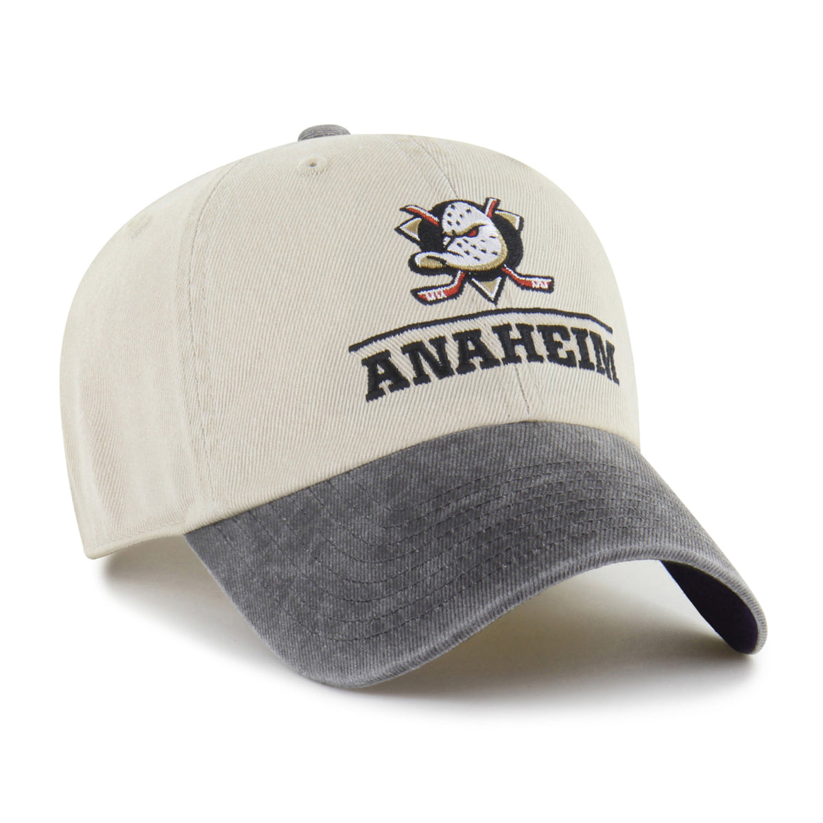 ANAHEIM DUCKS LOGO LINE TWO TONE '47 CLEAN UP