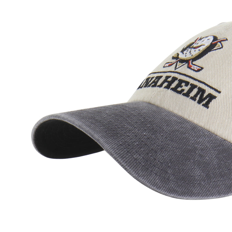 ANAHEIM DUCKS LOGO LINE TWO TONE '47 CLEAN UP