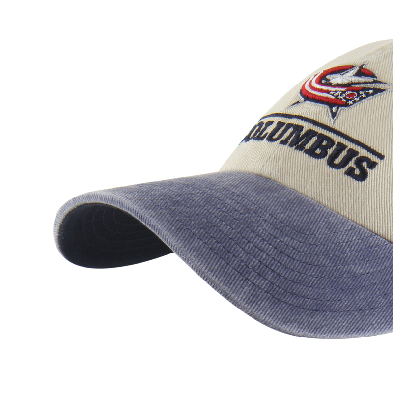 COLUMBUS BLUE JACKETS LOGO LINE TWO TONE '47 CLEAN UP