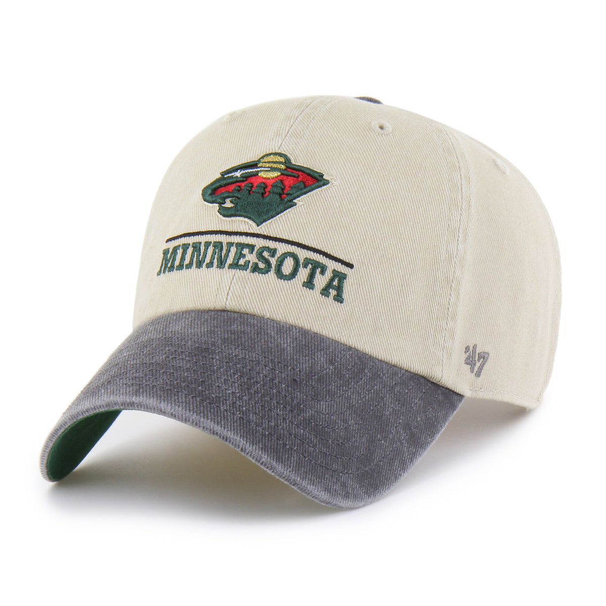 MINNESOTA WILD LOGO LINE TWO TONE '47 CLEAN UP