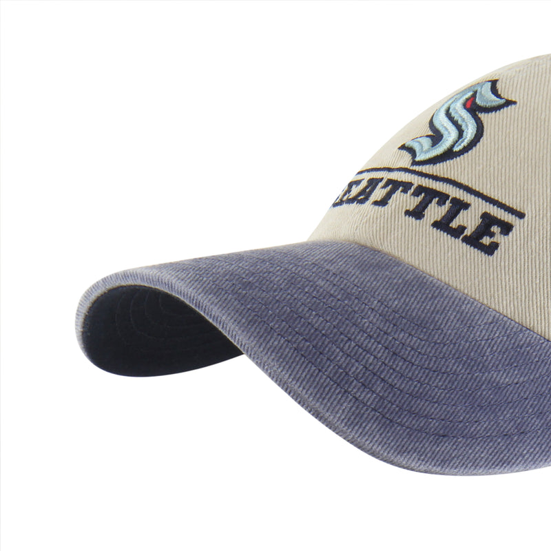 SEATTLE KRAKEN LOGO LINE TWO TONE '47 CLEAN UP