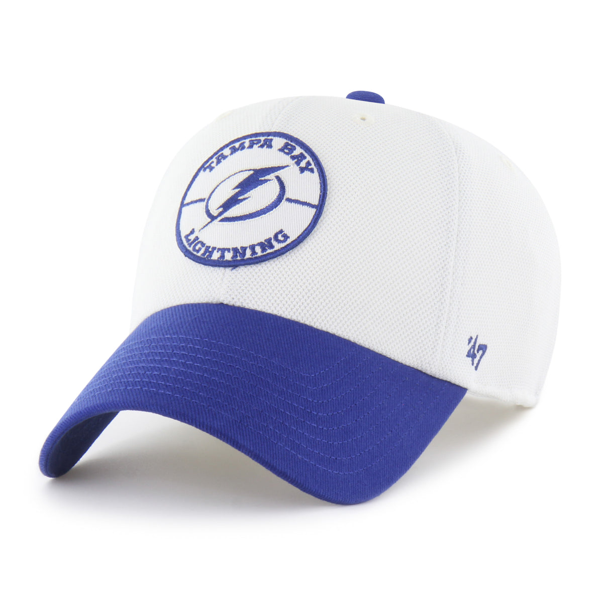 TAMPA BAY LIGHTNING PIQUE PATCH '47 CLEAN UP