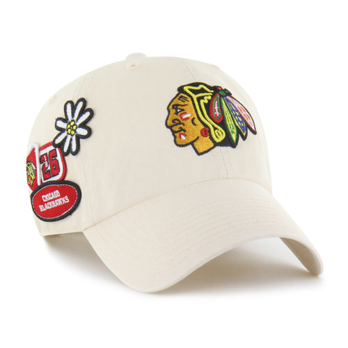 CHICAGO BLACKHAWKS BADGES '47 CLEAN UP