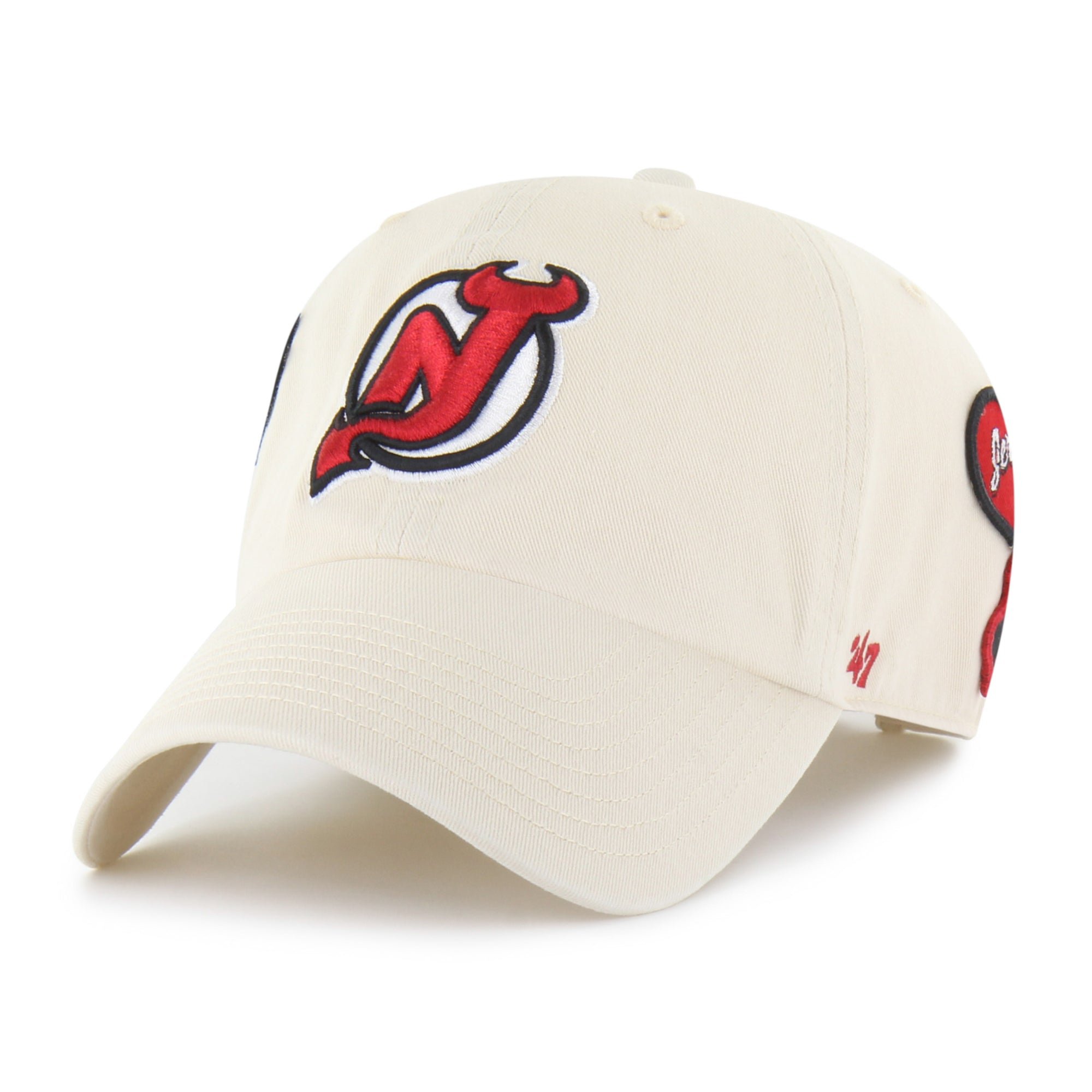 NEW JERSEY DEVILS BADGES '47 CLEAN UP