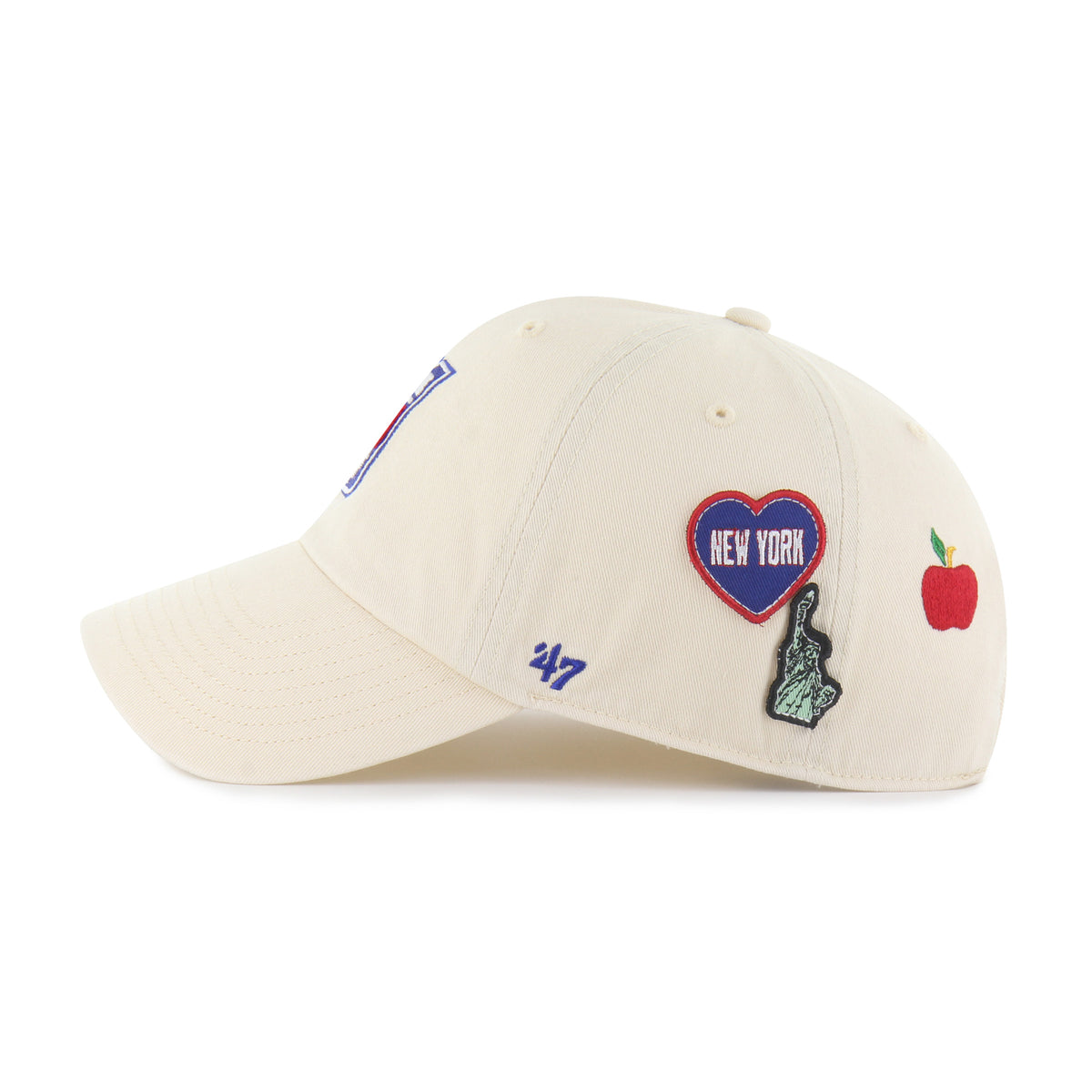 NEW YORK RANGERS BADGES '47 CLEAN UP