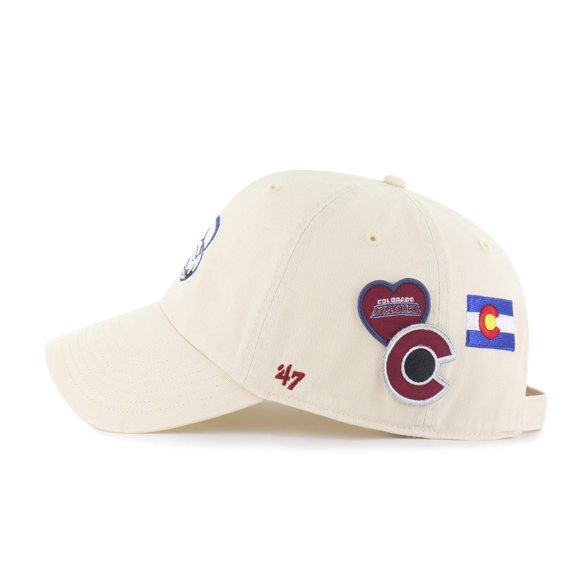 COLORADO AVALANCHE BADGES '47 CLEAN UP