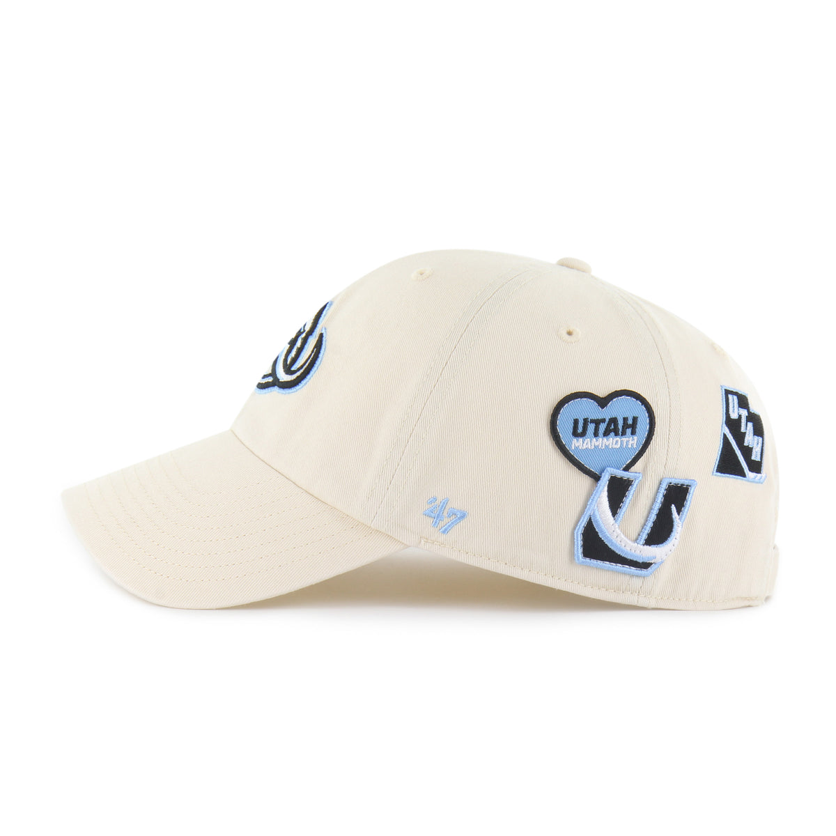 UTAH MAMMOTH BADGES '47 CLEAN UP