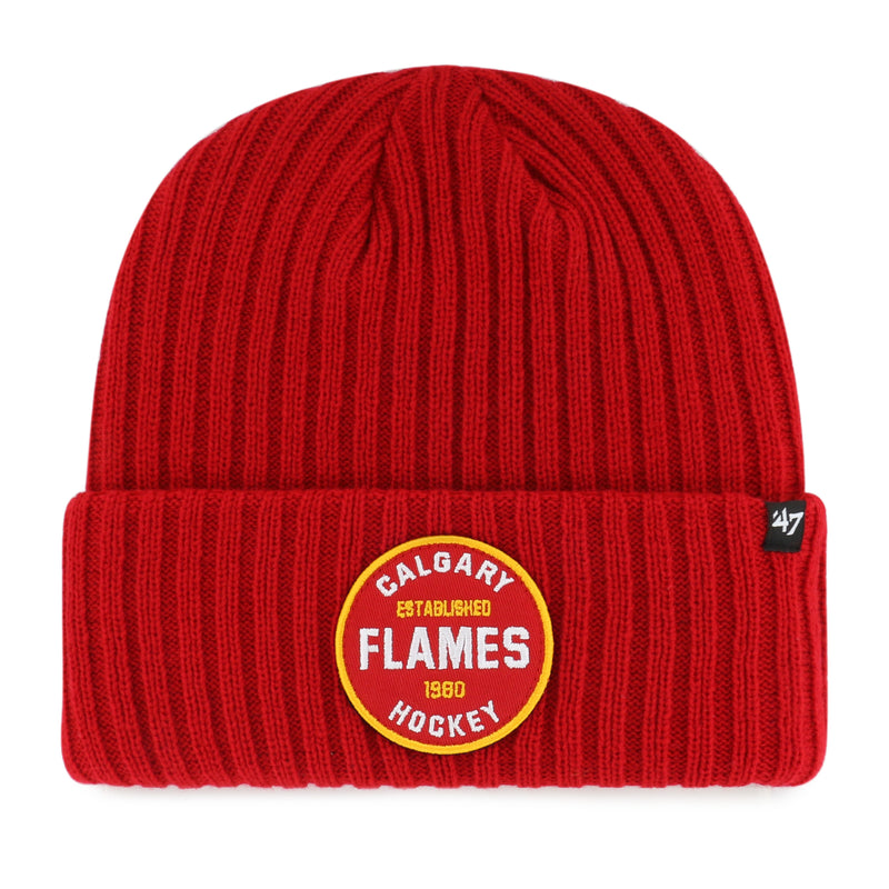 CALGARY FLAMES RIBBED SNOWDRIFT '47 CUFF KNIT