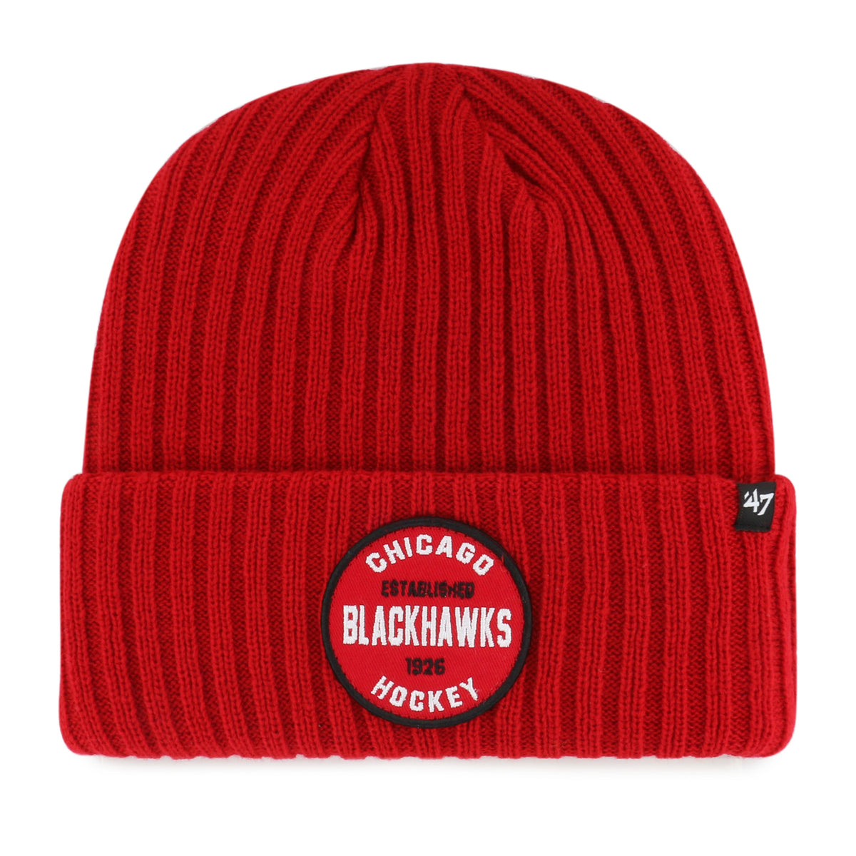 CHICAGO BLACKHAWKS RIBBED SNOWDRIFT '47 CUFF KNIT