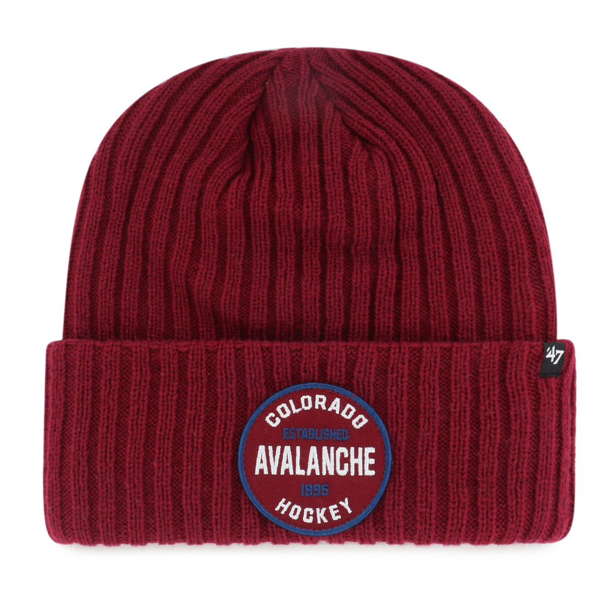 COLORADO AVALANCHE RIBBED SNOWDRIFT '47 CUFF KNIT